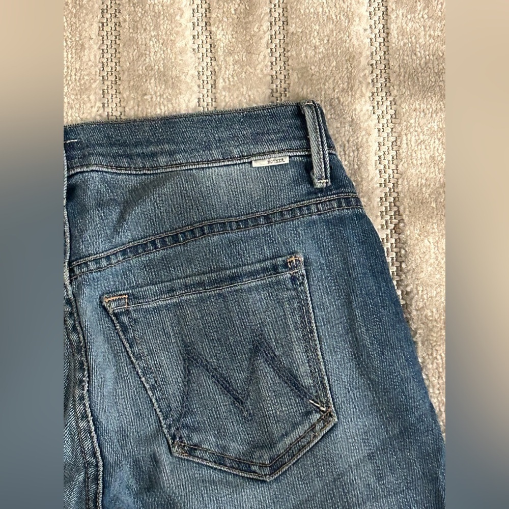 Mother Skinny Not Skinny Jeans in Blue Skies Tomorrow - Size 25 - Picture 10 of 12